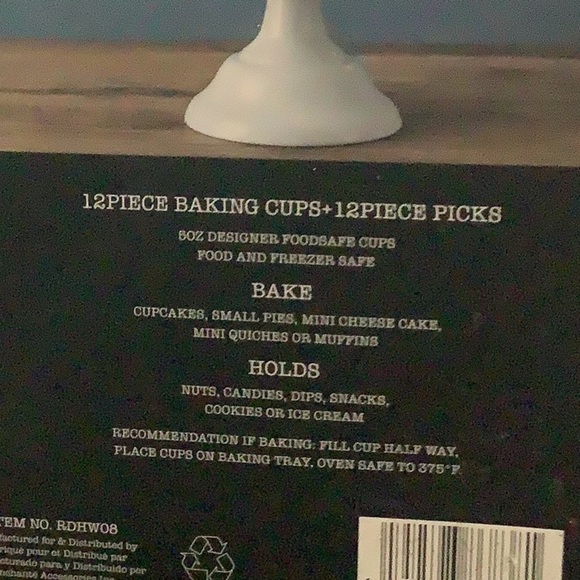 RAE DUNN NEW - 36 baking cups & picks witches brews & magic spells w/ napkins - Picture 5 of 5